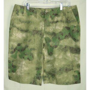 Crooks & Castles Camo Chino Shorts Men's 36 Les Voleurs League of Thieves Knit